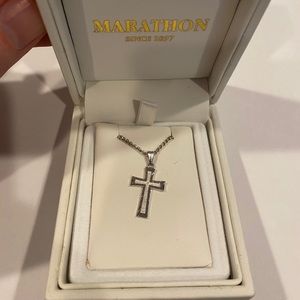 Marathon Cross Necklace